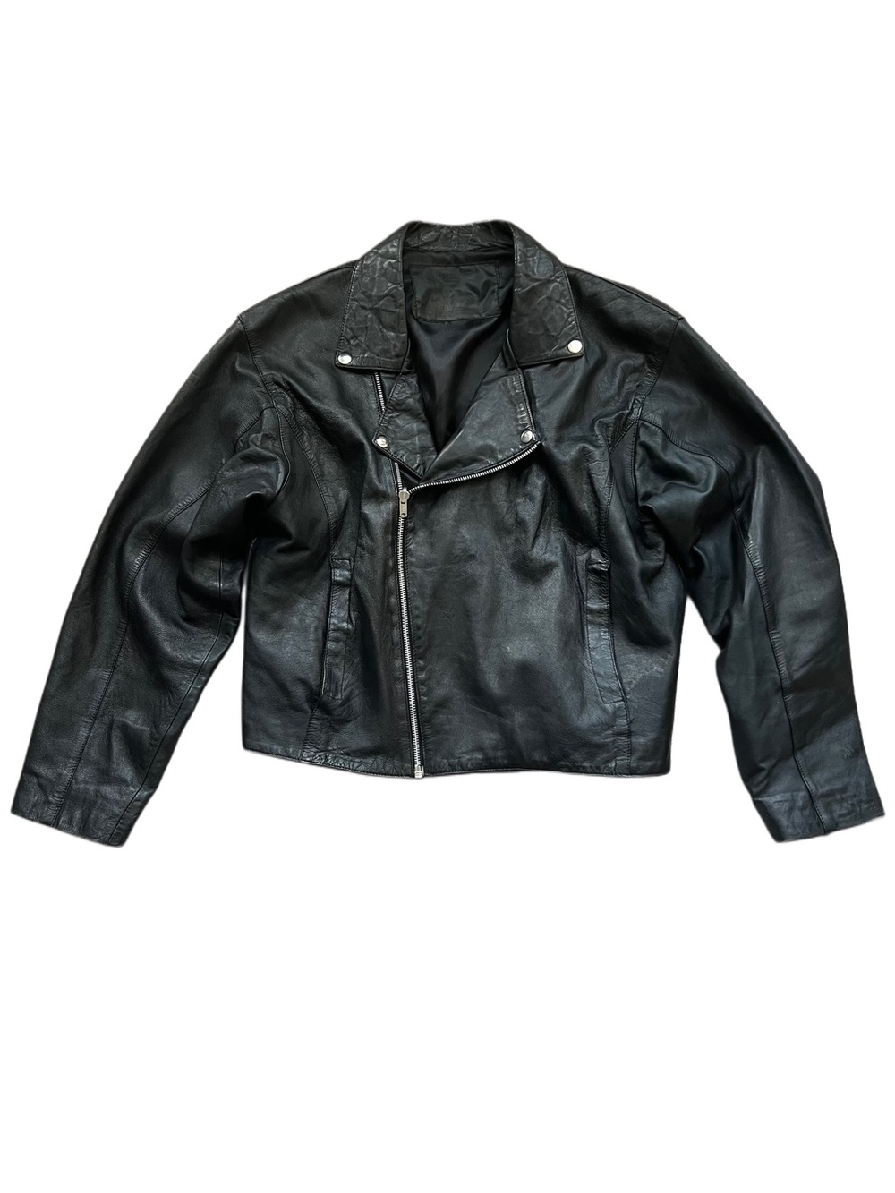 Women’s Handpainted Harley-Davidson 100% Leather “Mean Dean” Biker Jacket